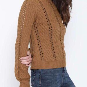 Women's Tan and Brown Jumper